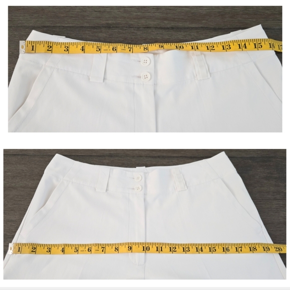 Nike Women's Petite White Golf Capri Pants, Size 6 - Picture 8 of 9
